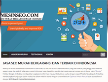 Tablet Screenshot of mesinseo.com